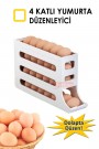 4 Katlı Otomatik Yürüyen Yumurta Organizeri 30 Yumurta Kapasiteli Organizer