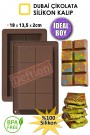Dubai Çikolatası Silikon Kalıbı Ultra İnce 18x13,5cm BPA Free Çikolata Çukulatası Çukolatası Kalıp